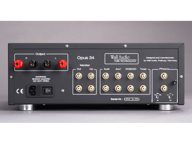 OPUS 34 Wall Audio Tube Technology